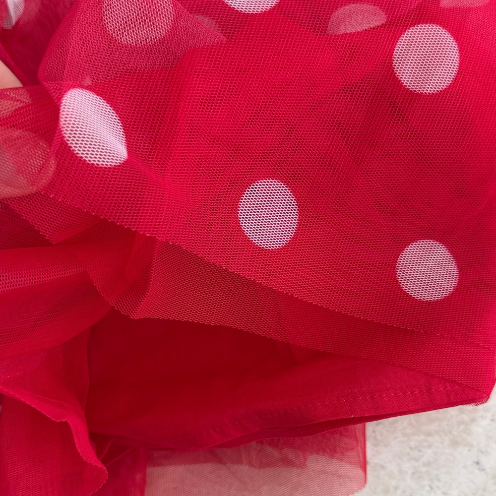 Baby Gap x Disney: Black and Red Polka Dot Minnie Mouse Dress - Picture 2 of 2